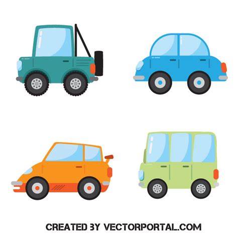 Carros de dibujos animados.ai Royalty Free Stock SVG Vector and Clip Art