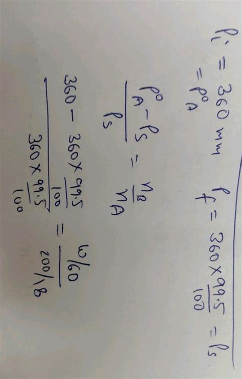 Vapour Pressure Of Water Is Mm Hg How Much Urea Should Be Added To