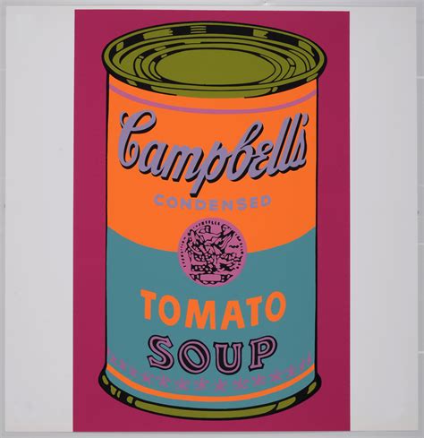 Andy WARHOL Sopa de tomate Campbell s 1968 Serigrafía original