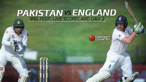 Live Cricket Scorecard: Pakistan vs England 2015, 3rd Test at Sharjah ...