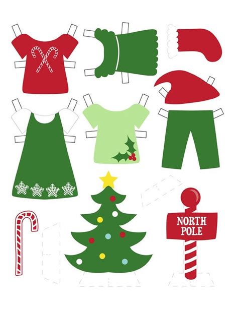 Printable Elf Paper Doll Pdf