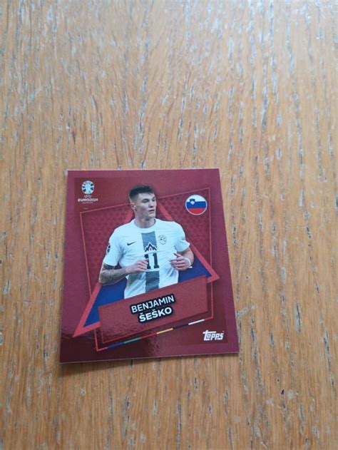 TOPPS EURO 2024 SVN SP BENJAMIN SESKO IN ROT RAR Acheter Sur Ricardo