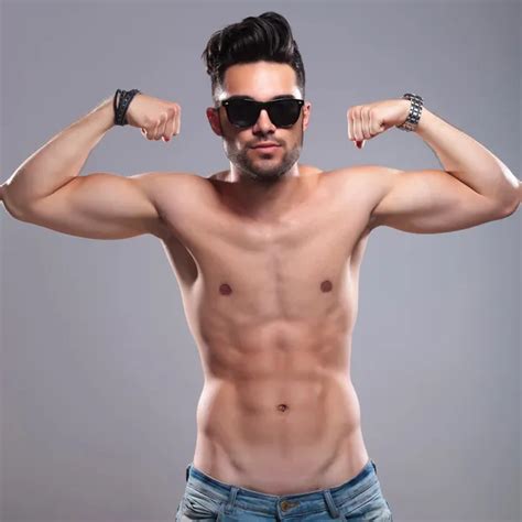 Shirtless Latino Man Stock Photos Royalty Free Shirtless Latino Man