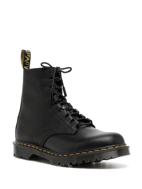 Dr Martens 1460 Pascal Lace Up Combat Boots Black FARFETCH