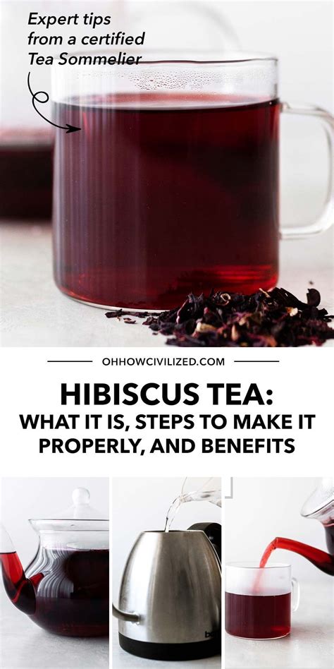 5 Easy Steps To Make Hibiscus Tea Properly Hibiscus Tea Hot Tea Recipes Herbal Tea Benefits