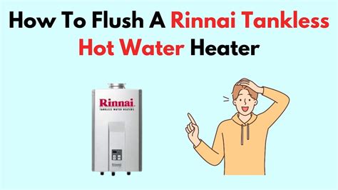 How To Flush A Rinnai Tankless Hot Water Heater Youtube