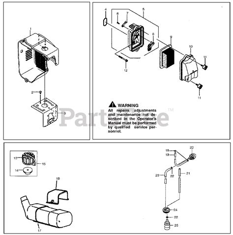 Poulan Pro Bp 406 Poulan Pro Backpack Blower Original Fuel Tank Parts Lookup With Diagrams