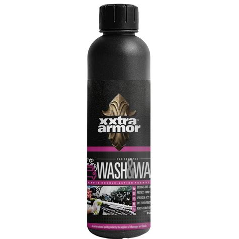 Xxtra Armor Wash Wax Car Shampoo 250ml Wax Infused Foaming