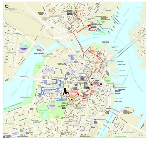 Freedom Trail Map For Kids