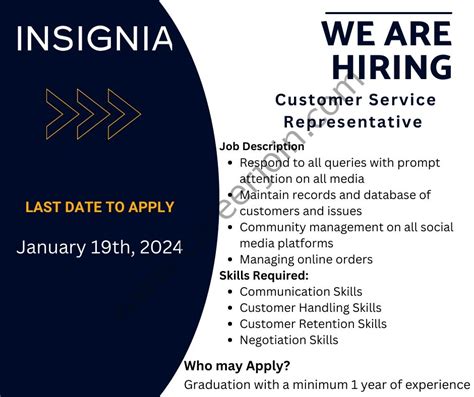 Insignia Jobs Customer Support Representative