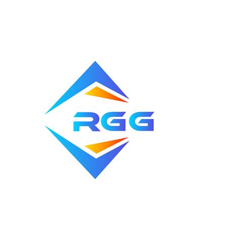 RGG abstract technology logo design on white background. RGG creative initials letter logo ...