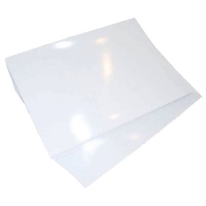 Papel Opaline Offset 120g A4 Branco Liso 100 Folhas Mundoware