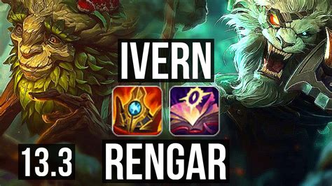 Ivern Vs Rengar Jng Rank Ivern M Mastery Games