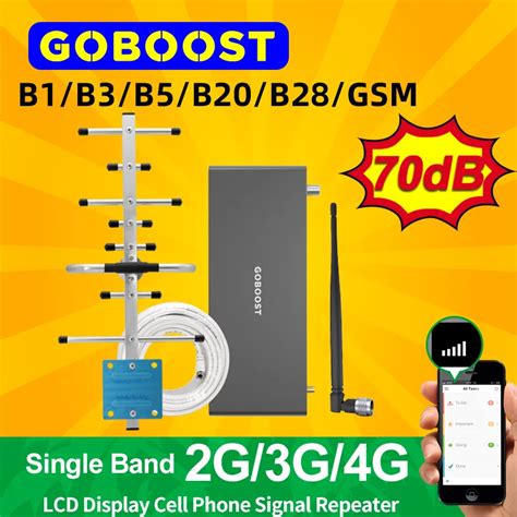 Goboost Signal Booster Lte 4g Celular Amplificador Gsm 700 800 850 1800