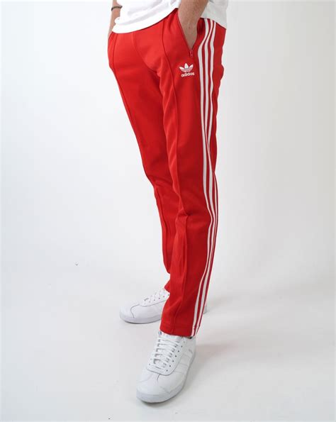 Adidas Originals Beckenbauer Track Pants Red S Casual Classics