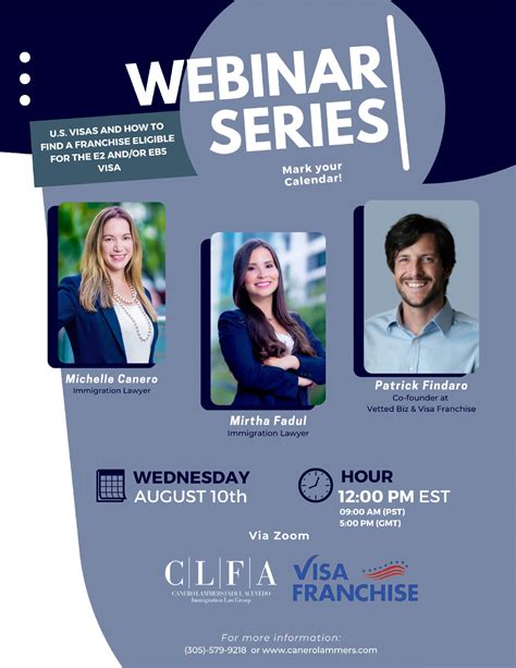 WEBINAR SERIES - U.S. VISAS AND HOW TO FIND A FRANCHISE - Spain-US