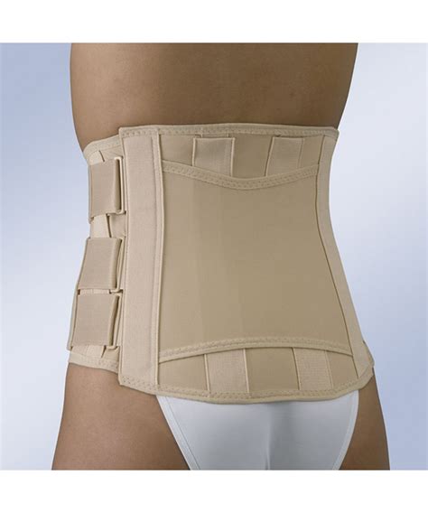 Faja Sacrolumbar Corta Semirr Gida Y Cierre Velcro Lumbitec Ref