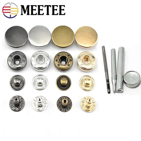 Sets Meetee Mm Snap Buttons Press Stud Rivet