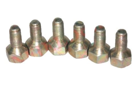 New Tractor Front Wheel Bolts 6 Piece Set For Massey Ferguson 35 65 135 148 S2u Ebay