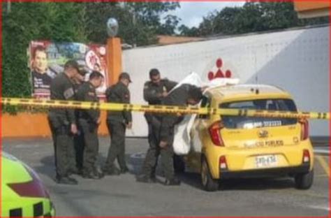 Así sicarios asesinaron a tiros a conductor de taxi en Dosquebradas