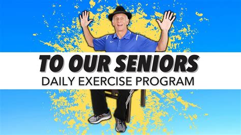 To our Special Seniors, A Daily Exercise Program From Bob & Brad - YouTube