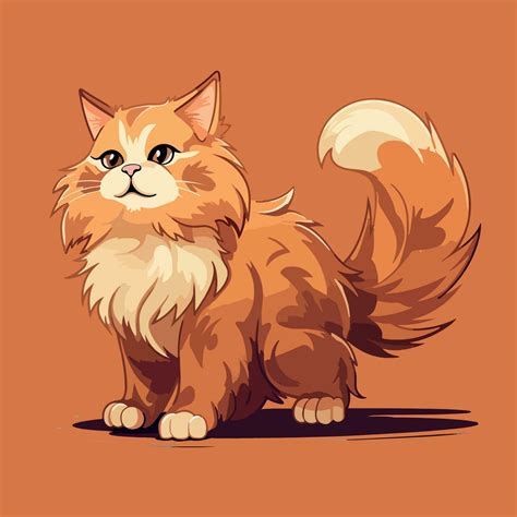 Illustration Of Cute Cat Kawaii Chibi Style Cartoon Characters Vector Isolated 27576682 Vector