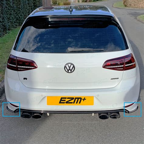 Ecs Tuning Gloss Black Rear Diffuser Vw Golf Mk7 R Atelier Yuwaciaojp