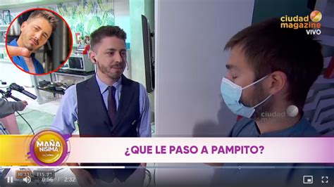 Preocupación Pampito se descompuso y casi se desmaya en vivo en el