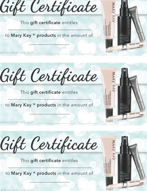 Mary Kay T Certificate Template 3 Templates Example Templates