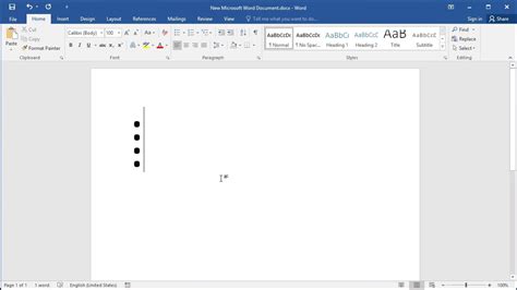 How To Type Vertical Four Dots In Word Youtube