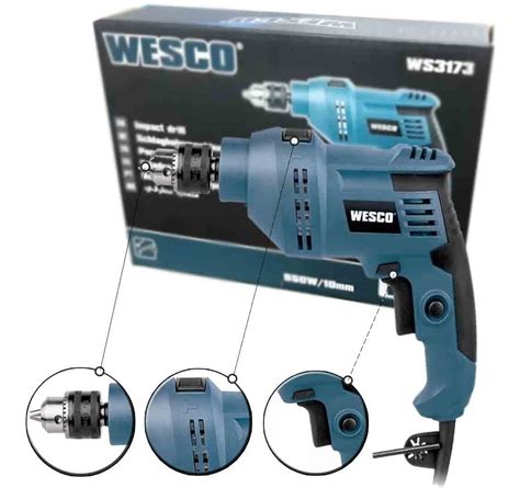 Furadeira C Impacto 3 8 550w Ws3173 Wesco ISMAFER FERRAMENTAS