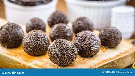 Brigadeiro Traditional Brazilian Delicacy Made From Condensed Milk