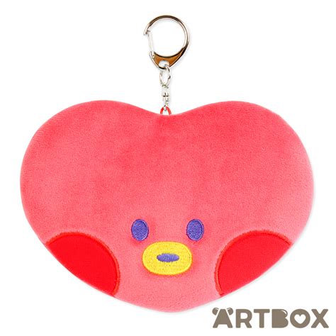 Buy LINE FRIENDS BT21 Tata Minini Face Mini Plush Pouch With Clip At ARTBOX