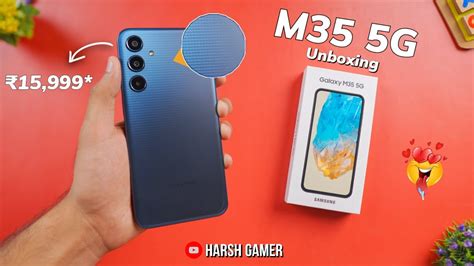 Samsung Galaxy M35 5g Unboxing ₹15999 New Budget King 🔥 Youtube