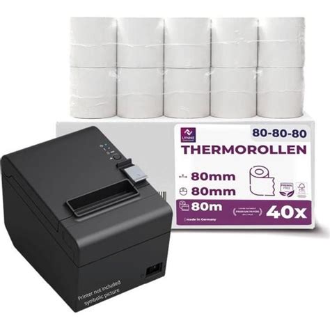 Rouleaux Thermiques Mm X M X Mm Bobine Papier Thermique Pour