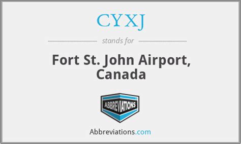 What is the abbreviation for fort st. john airport, canada?