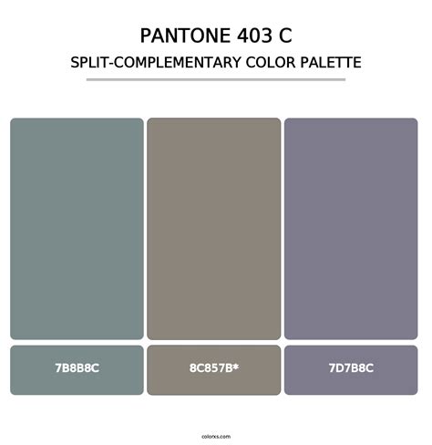 PANTONE 403 C Color Palettes Colorxs