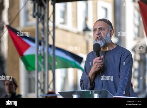 Londres Reino Unido 14º de octubre de 2023 Manifestación Nacional