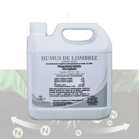 Humus de lombriz acondicionador orgánico LOMBRI AGRO