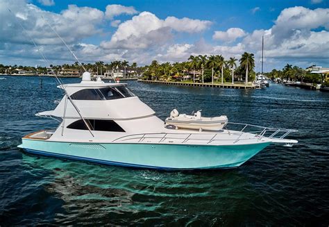 Viking 60 Enclosed Bridge Convertible Usado En Florida Cosas De Barcos