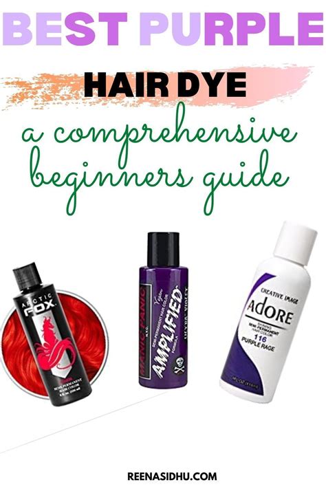 A Beginner’s Guide To Best Purple Hair Dye | Dyed hair purple, Best ...