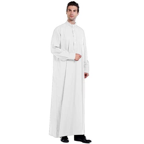 Kaftan Men Saudi Muslim Abaya Thoub Thobe Dishdasha Jubah Caftan