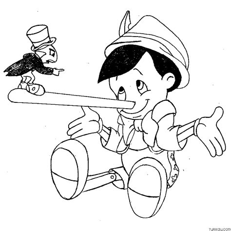 Disney Pinocchio Coloring Page Turkau