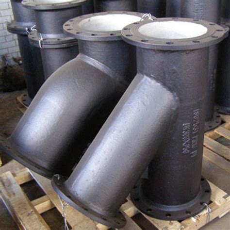 Iso En All Flanged Tee With Radial Branch Ductile Iron Tee And