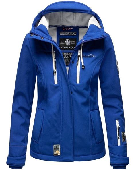 Marikoo Softshelljacke Kleine Zicke Royal Blue Gr M 38 NEU