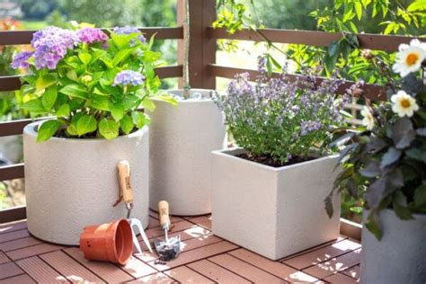 Beton Cube Pots Planters Apta Lightweight