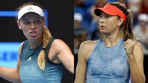 Champion Wozniacki set for face-off vs Sharapova in third round of ...