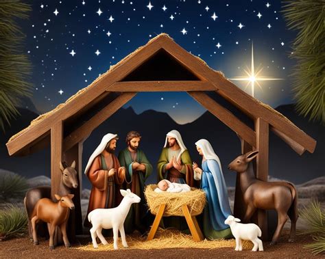 Experience the Magic of a Christmas Nativity Scene Outdoor