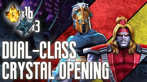 My Biggest Crystal Opening Ever 16x Dual Class 3x Six Star Marvel Contest Of Champions