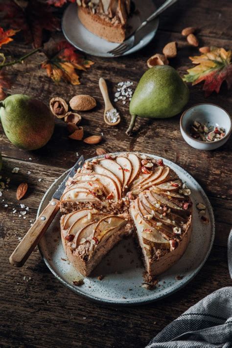 Veganer Birnenkuchen Aus Gesunden Zutaten Foodlovin